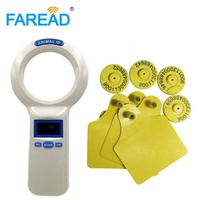 Lecteur de puces animales FDX-B 134,2 kHz, lecteur d'étiquettes RFID pour animaux ISO11784/ISO11785 longue portée USB 1000 IDs OEM