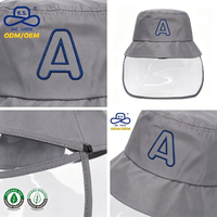 Chapeaux Bob Unisexe de Protection Extérieure Ajustables avec Visière Amovible et Impression Personnalisée par le Fabricant HAT