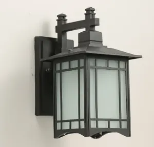 חיצוני גן תאורת קיר בית קיר אורות מטבח שחור מנורת קיר