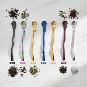 Cuchara Filtrante de Acero Inoxidable 304 de Grado Alimenticio, Ecológica, para Agitar Té Aromático - Product Image 4