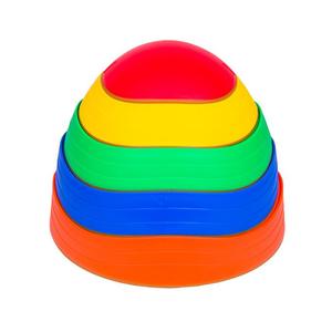 Pillole impilabili morbido al coperto per bambini colorati in plastica da palestra giocattolo con trave di equilibrio per bambini - Product Image 5