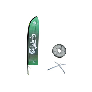 ป้ายธงขนนกสำหรับธุรกิจแบบสองด้านหยดน้ำตาสำหรับโฆษณากลางแจ้งออกแบบได้ตามต้องการ - Product Image 3