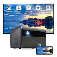 Hotack Vente Flash L015 Full HD 1080p Home Cinéma Jeu Vidéo 4K Projecteur LCD LED Smart Android TV Projecteur