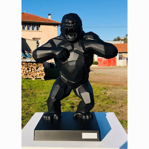 Estatua de Gorila Pintada a Mano Grande Personalizada de Fábrica China, Decoración para Galería de Arte/Vitrina/Centro Comercial, Escultura de <span class=keywords><strong>King</strong></span> <span class=keywords><strong>Kong</strong></span> - Product Image 2