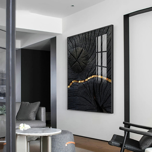 Quadro Decorativo Astratto di Lusso, Poster Artistico da Parete per Camera da Letto, Dipinto Decorativo in Cristallo e Porcellana - Product Image 4