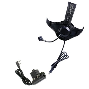 Casque tactique pour airsoft et paintball, protège-oreilles, casque de tir pour la <span class=keywords><strong>chasse</strong></span>, casque avec microphone pour talkie-walkie Baofeng <span class=keywords><strong>Kenwood</strong></span> - Product Image 4