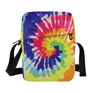 Bolsos cruzados para hombre al por mayor, bandoleras personalizadas con efecto tie-dye, bolsos de hombro casuales y modernos para la escuela. - Product Image 1