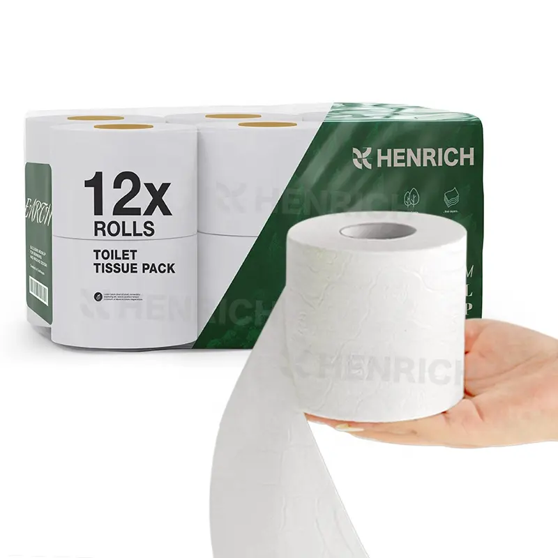 3 Ply Toiletpapier 12 36 48 Pack 2ply Badkamer Tissue Veilig Milieuvriendelijk Toiletpapier