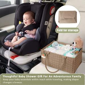 Organisateur de couches pour bébé en polyester, bac de rangement pour chambre d'enfant et sac de transport pour voiture, vente en gros - Product Image 6