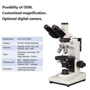 Boshida PL1506 40X-2000X <strong>Digital</strong> Petrographic <strong>Microscope</strong> Polarizing <strong>Microscope</strong> - Product Image 2