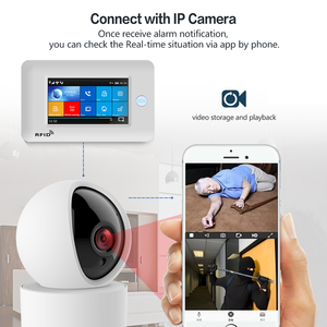 PG-106 All Touch Screen Burglar <b>Wireless</b> WIFI GSM RFID Card Alarm <b>System</b> Smart Home Security DIY Alarm TUYA Smart Life <b>Camera</b> - Product Image 4