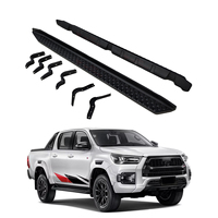 Marchepied latéral ABS de style TRAVO 2026 pour Toyota Hilux 2015-2025 2026, barres de protection antidérapantes, pédale de hayon
