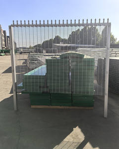 공항 울타리 울타리 방지 등반 친환경 금속 울타리 이중 와이어 메쉬 울타리 등반 방지 울타리 - Product Image 1