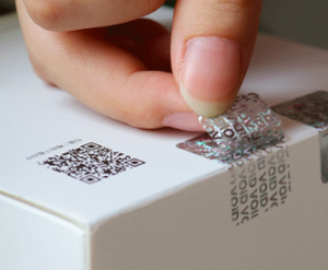 ロゴシール接着ステッカー携帯電話セキュリティ用カスタマイズ可能なラベル偽造防止ステッカー - Product Image 4