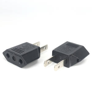 US Japan China Reiseadapter Europäischer EU zu US JP Stromadapter 2-Poliger Elektrischer Steckeradapter Steckdosen AC-Ladegerät - Product Image 2