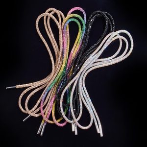 4 mm Crystal Diamond Cord Drawstring 140cm Rhinestone Bling <strong>Strings</strong> <strong>for</strong> <strong>Hoodies</strong> - Product Image 4