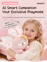 Peluche Intelligente IA avec ChatGPT, Jouet Parlant pour Enfants, Apprentissage du Contabillement d'Histoires, Conversation Vocale, Cadeau Robot IA
