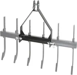 3-포인트 히치가 통합된 어려운 토양 분해를 위한 조정 가능한 경사진 가장자리 강철 타인 6 개