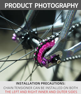 POLSO CT03 attache de chaîne de vélo Durable en alliage d'aluminium engrenage fixe chaîne de vélo ajusteur de Tension <span class=keywords><strong>Fixie</strong></span> vélo - Product Image 6