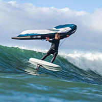 Planche de surf gonflable de nouvelle conception 2022, planche de surf gonflable avec aile hydrofoil, foil gonflable sup