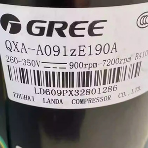 คอมเพรสเซอร์ Gree รุ่น QXA-A091ZE190A 260-350V 900-7200 รอบต่อนาที ใช้สารทำความเย็น R410a สำหรับเครื่องปรับอากาศ - Product Image 1