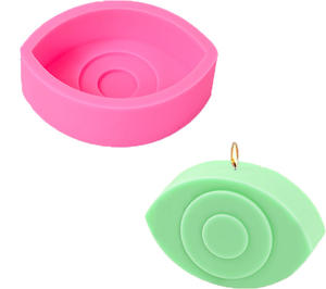 HY-Moule à <span class=keywords><strong>savon</strong></span> géométrique pour les yeux en forme de mauvais œil en silicone pour la fabrication de bougies aromatiques en résine. - Product Image 2