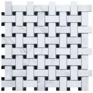 옥외 및 실내 벽을위한 불규칙한 돌 모자이크 바닥 타일 대리석 돌 모자이크 - Product Image 1