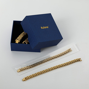 Vàng Thép Không Gỉ Chuỗi Vòng Đeo Tay Người Đàn Ông Của Phong Cách Cho Hiện Đại Nam Tính Thời Trang Và Hàng Ngày Mặc Đồ Trang Sức Mỹ Vòng Đeo Tay - Product Image 6