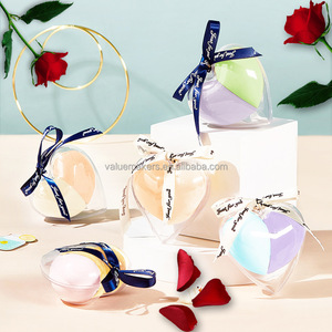 Éponge de <span class=keywords><strong>maquillage</strong></span> douce lavable avec logo personnalisé 2 pièces/<span class=keywords><strong>lot</strong></span> mélangeur de fond de teint avec cosmétiques de beauté sans latex - Product Image 3