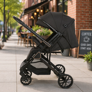 Système de voyage pour bébé OEM Bebe Kinderwagen, <span class=keywords><strong>poussette</strong></span> légère pliable 3 en 1 pour nouveau-né, landau - Product Image 1
