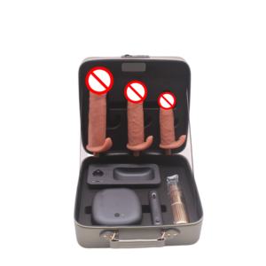 Vendite dirette dei giocattoli ad alta frequenza del sesso del Dildo, masturbatore femminile automatico del Dildo, insiemi adulti morbidi del giocattolo del sesso, Dildo realistici. - Product Image 3