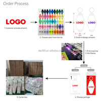 Porte-clés de motel en gros, vierges pour impression de logo personnalisé, avec décalcomanie UV DTF, en plastique, colorés, utilisables comme étiquettes de bagage