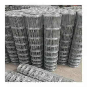 קשר קבוע ארוג רשת תיל ברזל אבטחה גבוהה ידידותי לסביבה גדר החווה מגולוון עבור בעלי חיים בקר כבשים בקר - Product Image 2