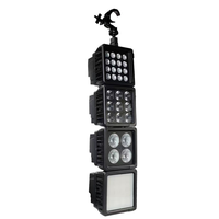 Projecteur LED COB 16x10W haute luminosité, léger, étanche IP65, DMX512, pour extérieur, CRI95, angle de faisceau 15/25/40°, durée de vie 50000 heures