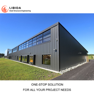 חם למכירה טרומית מתכת קלה 2 קומות סדנת מבני פלדה פרפאב מגולוון מחסן מבני Mezzanine - Product Image 1