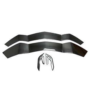 Vorstein Style Dry Full Carbon Fiber Double Glossy Twill Weave <b>Rear</b> <b>Spoiler</b> Lambo Aventador LP700 2011-2016 <b>Rear</b> Bumper - Product Image 1