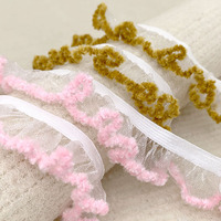 Vente en gros 20 mm DIY Couvre-chef élastique Vêtements de poupée Sangle élastique en dentelle Accessoires de couture Bande élastique en dentelle pour vêtement