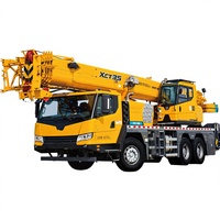 Grue de chantier hydraulique XCT35 de 35 tonnes avec flèche longue portée et capacité de levage supérieure pour les projets de construction lourde