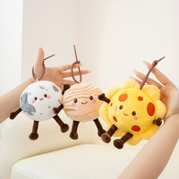 Pendentif planète Vénus Mars Soleil personnalisé et porte-clés Saturne jouets en peluche en forme de boule super douce