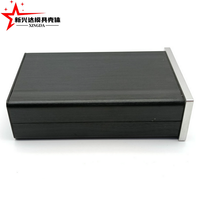Boîtier d'amplificateur de casque en alliage d'aluminium 88x38mm, panneau frontal usiné CNC pour module récepteur audio numérique HiFi