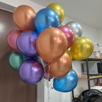 Ballons en latex en gros certifiés CE EN71, couleurs assorties, fournitures de décoration de fête, emballage en vrac directement de l'usine