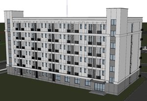 हल्के मजबूत स्टील संरचना बहु-कहानी अपार्टमेंट बिल्डिंग सिस्टम स्टाइलिश डॉरमिटरी c/सैंडविच पैनल बोल्ट कनेक्शन - Product Image 4