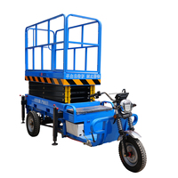 Chariot élévateur à ciseaux électrique mobile en acier inoxydable pour manutention de marchandises dans les espaces étroits