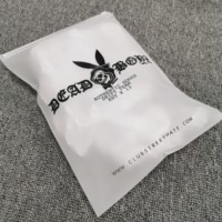 Sacs refermables en plastique biodégradable écologiques et imperméables pour vêtements, chaussures, chaussettes, impression sérigraphique personnalisable
