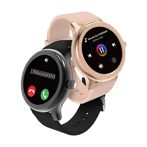 Factory touch screen waterproof heart rate blood pressure music bt call sports fitness tracker mobile phone reloj smart watch