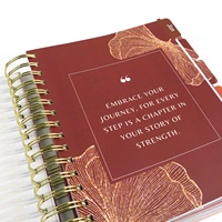 Carnet de réflexion quotidien personnalisé sans date à spirale pour l'amélioration de la soin de soi – Journal pour maman