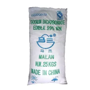 Aditivos alimenticios de bicarbonato de sodio en polvo, marca GGG Malan, bicarbonato de sodio 99% MIN de grado comestible/alimenticio