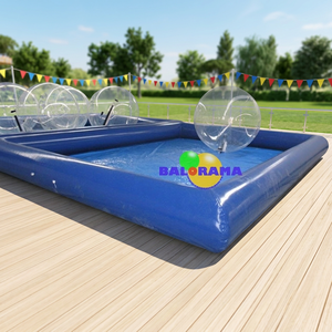 <b>Inflatable</b> Pool with Two Water Ball - Product Image 3