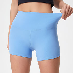 Vente en gros Short de fitness femme taille haute séchage rapide course athlétisme yoga motard gym lifting des fesses - Product Image 5