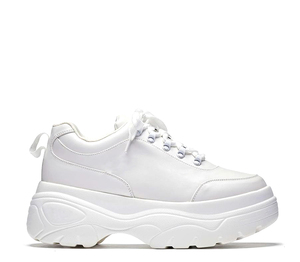 <strong>Womens</strong> Shoes Casual Shoes for <strong>Women</strong> Platform <strong>Heel</strong> Thicker Sole Sneakers WHITE CHUNKY BUBBLE <strong>TRAINERS</strong> - Product Image 1